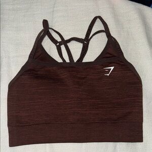 Gymshark Dark Brown Sports Bra